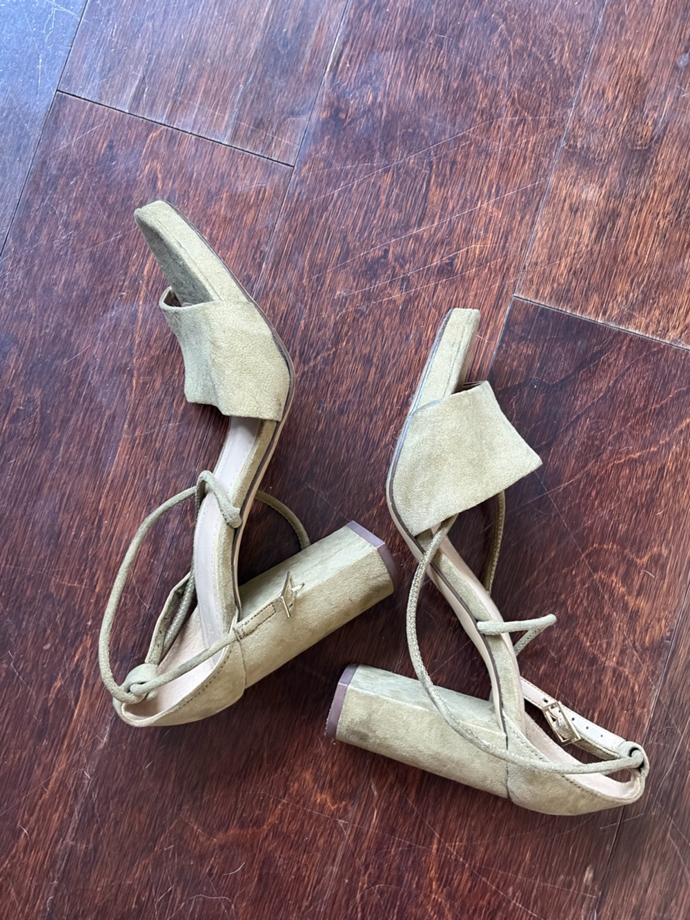 H&M Suede Ankle-Tie Heels - Picture 3 of 3
